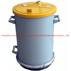 Fluidisierender / Fluidisierte Pulverschüttbehälter für Pulverbeschichtungssystem