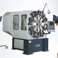 Hsm-CNC50 Máquina de resorte de extensión duradera y rotatable con máquina de alimentación de alambre