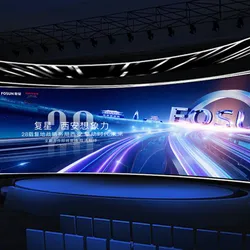 P2 Painel de Exibição Publicitária LED Dinâmico em Cores para Parede de Vídeo Interna
