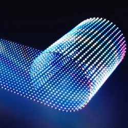HD Vollfarb 85% Transparenz Transparent LED Display Folie für Glasfenster