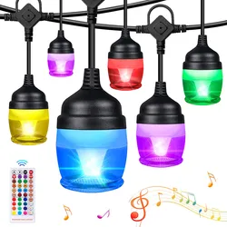 RGB LED Lichterkette Musik Fernbedienung APP Steuerung