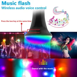 Müzik Kontrolü ile Renk Değiştirebilen Çok Fonksiyonlu SOS Lamba USB Şarj Edilebilir LED Fener
