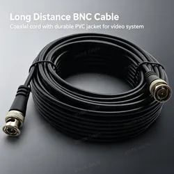 Cabo Coaxial Rg Completo Rg59 RG6 Rg11 Rg57 Rg58 Rg7 75ohm Conector BNC Macho Macho Crimp Tamanho de Carretel Personalizado
