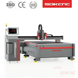 Digitale visuelle Multifunktions-CNC-Fräsmaschine für Etiketten, Acryl, Sperrholz, Werbung