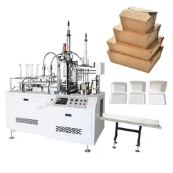 Máquina Automática de Fabricação de Caixa de Almoço de Papel Descartável Máquina de Fabricação de Caixa de Alimentos