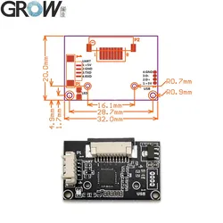 Crescere R303s FPC1020 Modulo di impronte digitali capacitivo con SDK gratuito