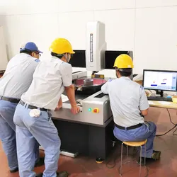 Medição de Engrenagens de Precisão CMM Sensor de Sonda Óptica e de Contato Dupla para Engenharia Reversa e Controle de Qualidade