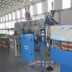 Hochleistungs-Kabel-Extrusionsmaschine. Glasfaserkabel-Maschinenlinie