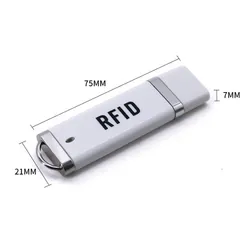 เครื่องอ่าน USB Android จำลองแป้นพิมพ์ ขนาดเล็ก USB 13.56MHz เครื่องอ่าน NFC