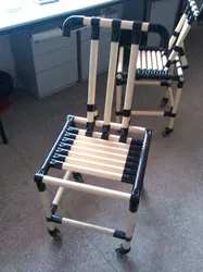 Conjunto de Juntas de Metal na Cor Preta para Sistema de Tubulação Lean