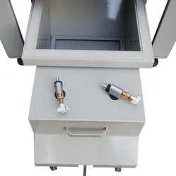 Cabine de Pulverização de Revestimento em Pó com Filtro Automático Aplicar Linha de Revestimento Eletrostático