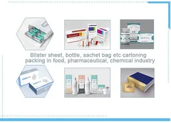 Automatische Verpackungsmaschine für Snacks Lebensmittel Kartoniermaschine
