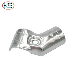 Conexión de metal para tubos de sistema de estanterías