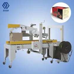Verpackungsmaschine Kartonverschluss- und Verpackungsgerät Kartonaufstellmaschine Offene Maschinen Automatische Kartonherstellungs- und Wickelmaschine