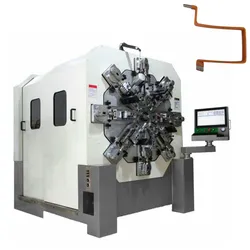 Máquina de formación de resortes de compresión, extensión y torsión sin camisas CNC automática, máquina de formación de alambre