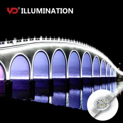 Proteção Dupla à Prova d'Água IP68 DMX512 Controle de Luz LED RGB