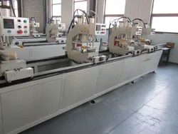 Máquina de Soldagem de Quatro Cabeças para Janela de UPVC, Máquina de Fazer Janela de PVC, Máquina de Soldagem de Quatro Cabeças para Processamento de Perfis de PVC