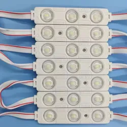 3LEDs Modül DC 12V LED Işık 1.5W 20PCS Reklam Işık Kutusu Mağaza Panosu için Her Dizi LED Modül Işık Modülü LED'ler