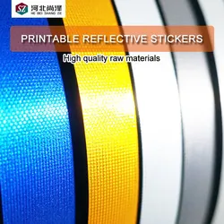 Druckbare reflektierende PVC-Folie für individuelle Beschilderung und Stickerproduktion
