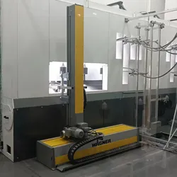 Batch-Typ Pulverbeschichtungsanlage maßgeschneidert für Felgen-Hardware Pulverbeschichtungsauftrag
