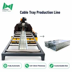 Drahtgitter Kabeltrassenmaschine, Kabeltrassen Produktionsmaschine & Drahtgitter Kabeltrassen Herstellungsmaschine CE SGS