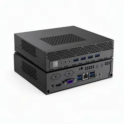Mini PC compacto com Intel Core e conectividade LAN dupla DDR4 Host de desktop com RAM portátil HD e gráficos integrados