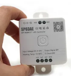 Sp63ae Spi Rgbcct adressierbare LED Magic Color Streifenlicht Controller DC5-24V Smart Bluetooth Musik Pixel Dimmer RF Fernbedienung Panel