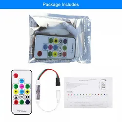 RF-Fernbedienung Drahtloser Controller RGB LED Controller Adressierbare LED-Streifen Dimmer Sp103e