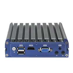 Melhor Vendedor Mini Computador 4 RJ45 LAN Desktop 4 Processador Core Computador Industrial Thin Client Mini PC