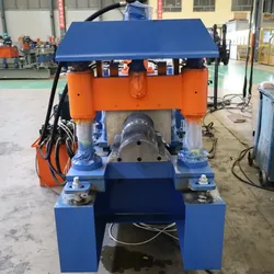 Automatische farbige Stahlmetall-Ridge-Cap-Fliesen-Rollformmaschine