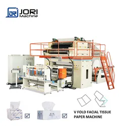 Máquina de Fazer Papel Toalha Facial em V Automática para Linha de Produção