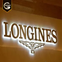 3D Letras Luminosas Canal Dimensional Imobiliário Letras Logotipo Sinal