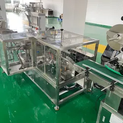 Máquina de embalagem integrada multifuncional dobrável com empurrador de caixas