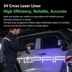 Scanner portatile wireless Creality Raptor X 3D