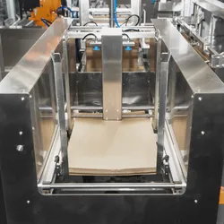Máquina de Embalagem Tudo em Um, Eretor de Caixas, Carregador e Selador com Sistema de Empilhamento