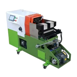 Máquina automática de rosqueamento de tubos com cabeçote de tarraxa e controle inteligente