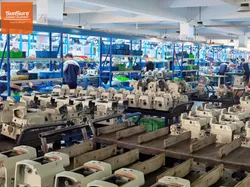 Direktantrieb 4-Thread Overlock-Nähmaschine mit automatischem Abtrimmer