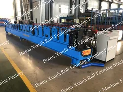 Metallvertikaler Rinnenprofiliermaschine, verzinkte geschlossene Rinnenherstellungsmaschine, Fallrohrrinne Maschine