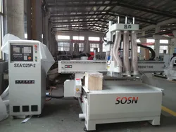 Holzverarbeitungsmaschine CNC-Fräse mit Bohrgruppe