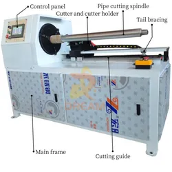 Máquina Automática de Fabricação de Tubos de Papel Máquina de Corte de Núcleo de Tubo de Papel Máquina Cortadora de Núcleo de Papel