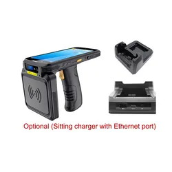 Lettore Qr Portatile 2D Scanner di Codici a Barre Qr Lettore RFID UHF Portatile