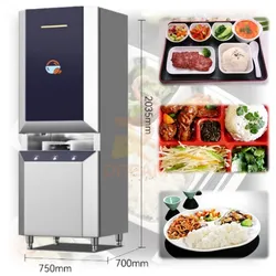 Automatischer Reisdosierer 20kg Edelstahl Reisserviermaschine Sushi-Reisdosiermaschine Gekochter Reisdosierer