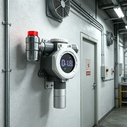 Intelligenter Punktgasdetektor mit integriertem Alarmsystem