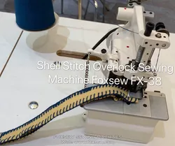 Kleine Muschelnaht Overlock-Nähmaschine