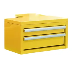 Caixa de Ferramentas Mini de Metal Multicolorida para Armazenamento de Mesa para Organizar Ferramentas