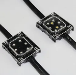 Fonte de Luz Pontual LED Pixel Transparente à Prova d'Água em Forma de Quadrado