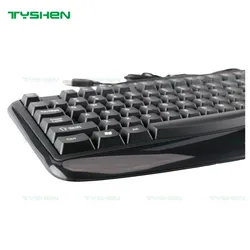 USB-Tastatur für Computer, mit Multimedia-Tasten, CE/RoHS Reach konform