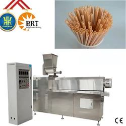 Heißer Verkauf Reisstrohpelletverarbeitungslinie Pasta essbare Trinkreisstrohherstellungsmaschine