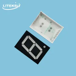 Angepasste 1 Zoll Dual-Farben 1 Ziffern 7 Segment LED-Anzeige mit RoHS