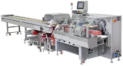 Hochgeschwindigkeitsautomatische horizontale Fließverpackungsmaschine / Verpackungsmaschine / Brotwickelmaschine Sacima Multi-Bag Zweite Fließverpackungsmaschine